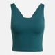 Спортивный топ для фитнеса женский Adidas All Me Medium Support JL5525 XL Зеленый (4068811370541) - изображение 6