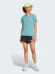 Спортивная футболка для бега женская Adidas Adizero Running Tee JV7172 L Бирюзовая (4068808167727) - изображение 3