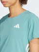 Спортивная футболка для бега женская Adidas Adizero Running Tee JV7172 L Бирюзовая (4068808167727) - изображение 5
