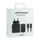 Сетевое зарядное устройство Samsung PD45W / 3A Type-C быстрая зарядка Super Fast Charge + кабель Type-C Black - изображение 5