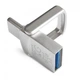 Флеш память (флешка) USB OTG T&G 2&1 3.0 Type C 128GB Metal 104 Стальной - изображение 3