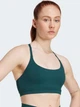 Спортивный топ для фитнеса женский Adidas All Me JW5136 M Зеленый (4068811401160) - изображение 4