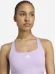 Спортивний топ для фітнесу жіночий Adidas Powerreact Training JW5266 S-CD Фіолетовий (4068809578607) - зображення 4