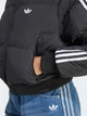 Пуховик зимний короткий женский Adidas Originals Adicolor JX2970 XXS Черный/Белый (4068808511704) - изображение 5