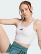 Спортивный топ для фитнеса женский Adidas Optime Bra Tank JZ6028 M White (4068809555332) - изображение 5