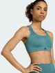 Спортивный топ для фитнеса женский Adidas Tlrd Impact Training JX8844 XS-AB Бирюзовый (4068809504804) - изображение 1