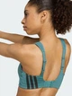 Спортивный топ для фитнеса женский Adidas Tlrd Impact Training JX8844 XS-AB Бирюзовый (4068809504804) - изображение 2