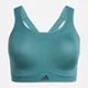 Спортивный топ для фитнеса женский Adidas Tlrd Impact Training JX8844 XS-AB Бирюзовый (4068809504804) - изображение 7