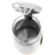 Електрочайник Adler AD 1305 white gold 1,7 л (пластик/скло, дисплей, регулятор температури) - зображення 5