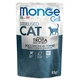 Влажный корм для котов Monge Cat GRILL Wet Sterilised форель 85 г - изображение 1