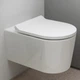 Унітаз підвісний безобідковий білий HANSGROHE EluPura із сидінням з мікроліфтом 62025450 - зображення 2