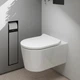 Унітаз підвісний безобідковий білий HANSGROHE EluPura із сидінням з мікроліфтом 62025450 - зображення 3