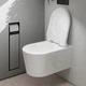 Унітаз підвісний безобідковий білий HANSGROHE EluPura із сидінням з мікроліфтом 62025450 - зображення 4