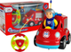 Auto zdalnie sterowane Lean Toys Straż pożarna z kierowcą Czerwone (4866) (5907625586955) - obraz 2
