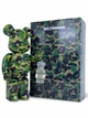 Статуетка Bearbrick x Bape x ABC Camo Green 400% 28 см Medicom Toy Камуфляжний - зображення 5