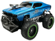 Auto zdalnie sterowane Lean Toys z wysokimi kołami 6.5 km/h Błękitne 23.5x14x12 cm (6652) (5904665996607) - obraz 3