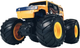 Auto terenowe zdalnie sterowane Lean Toys z dużymi kołami Bigfoot 2.4G 1:18 Żółte (9032) (5904204750189) - obraz 3