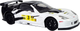 Auto zdalnie sterowane Lean Toys Corvette C6.R ze światłami 2.4 G 1:18 Białe (9726) (5904204756624) - obraz 6