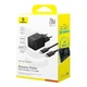 Мережевий зарядний пристрій 20W з кабелем Type-C-Type-C Baseus Palm Fast Charger Type-C/USB чорний (P10111608113-01) - зображення 8
