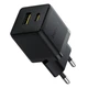 Мережевий зарядний пристрій 20W з кабелем Type-C-Type-C Baseus Palm Fast Charger Type-C/USB чорний (P10111608113-01) - зображення 9