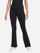 Спортивні штани жіночі Nike W Nsw Nk Chll Knt Mrib Mr Flr FQ2113-010 XS Чорні (196974878353) - зображення 1
