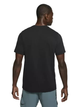 Koszulka męska basic Nike M Nk Df Tee Dfc Crew Solid AR6029-010 L Czarna - obraz 2