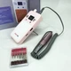 Портативный Фрезер для ногтей Nail Drill YT-928 аккумуляторный с индикатором заряда на 35 000 оборотов. Цвет: розовый - изображение 2