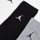 Zestaw skarpet męskich 3 pary Nike U J Ed Cush Poly Crew 3Pr 144 DX9632-914 M Wielokolorowy - obraz 4