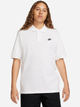 Поло довге чоловіче Nike M Nk Club Ss Polo Pique FN3894-100 XL Біле (196974875017) - зображення 1