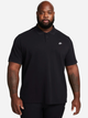 Поло довге чоловіче Nike M Nk Club Ss Polo Pique FN3894-010 L Чорне (196974841364) - зображення 1
