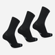 Zestaw skarpet męskich 3 pary Nike U J Ed Cush Poly Crew 3Pr 144 DX9632-010 XL Czarny - obraz 4