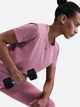 Спортивна футболка жіноча Nike W Nk One Classic Df Ss Top FN2798-699 L Рожева (197859902439) - зображення 4