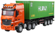 Ciężarówka zdalnie sterowana Huina Toys z przyczepą 1:18 Zielona (22738) (5905991050872) - obraz 3