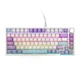 Клавіатура AJAZZ AK820 Purple 75% USB Sea Salt Switch Purple with white - зображення 2