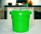 Сушка для зелени и салата ручная зеленая 25 л One Chef NK-105050 - изображение 2