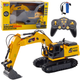 Koparka gąsienicowa zdalnie sterowana Lean Toys 6CH Żółta (22699) (5905991050483) - obraz 2