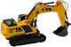 Koparka gąsienicowa zdalnie sterowana Lean Toys 6CH Żółta (22699) (5905991050483) - obraz 4