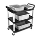 Тележка сервировочная 102×50×96 см черная One Chef NK-410006 - изображение 7