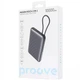 Портативна батарея Proove Moon Rock 2in1 22.5W 10000mAh, бездротова зарядка, павербанк сірий (PBR122012105) - зображення 5