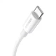 Кабель на 1м. USB to Type-C Superior Series 65W 6A White, Baseus для зарядки та передачі даних (CAYS000902) - зображення 3