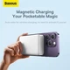 Портативная батарея Baseus Magnetic Mini Wireless 20W 20000mAh, безпроводная зарядка, павербанк белый (PPCX150002) - изображение 7