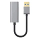 Сетевой адаптер USB 3.0 - RJ45 LAN Ethernet Гигабит 1000 Мб/с Aluminium Dark Grey (48738) - изображение 2