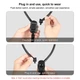 Крепление на шею Puluz PU947B для смартфона MagSafe с эргономичной конструкцией и адаптером для GoPro (8F8A5B9E79D4) - изображение 6