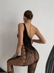Бодістокінг з відкритим доступом Oli, Чорний, One Size - изображение 5