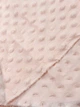 Ткань плюш Минки (Minky) точка персик 250г/м2 150см 1пог.м (MP-34) - изображение 3