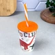 Склянка з трубочкою 0,34 л Dino Club Herevin - зображення 3