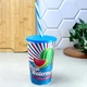 Стакан с трубочкой 0.65 л голубой декор Fresh Watermelon Herevin - изображение 1