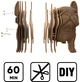 Картонний конструктор Cartonic 3D Puzzle Bulldog Puppy 63 елементи (CARTMNBULL) - изображение 6
