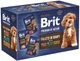 Упаковка вологого корму для собак Brit Premium Fillets in Gravy Multipack для собак малих порід 12 шт х 85 г (8595602572472) - зображення 1