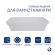 Раковина Qtap Scorpio белая керамическая прямоугольная врезная раковина для ванной комнаты. (600633) - изображение 8
